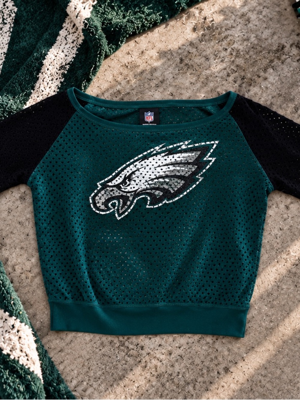 NFL Philadelphia Eagles Women’s   Mesh long sleeve Raglan 2XL